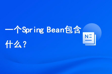 一个Spring Bean包含什么？